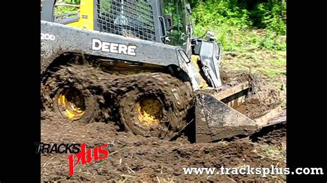 can you use a skid steer in mud|skid steer track problems.